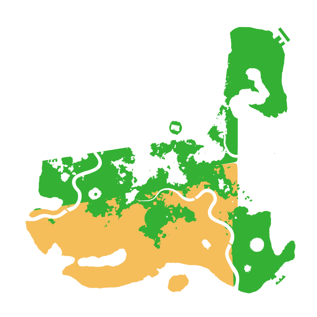 Biome Rust Map: Procedural Map, Size: 4000, Seed: 1257931974