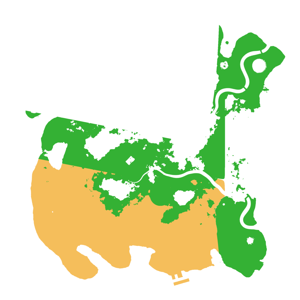 Biome Rust Map: Procedural Map, Size: 3800, Seed: 1970567361