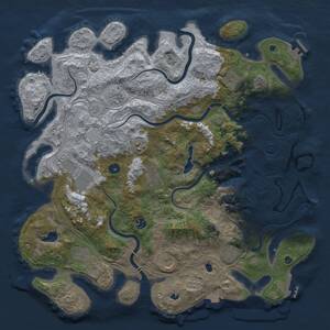 Thumbnail Rust Map: Procedural Map, Size: 4500, Seed: 1471833004, 16 Monuments