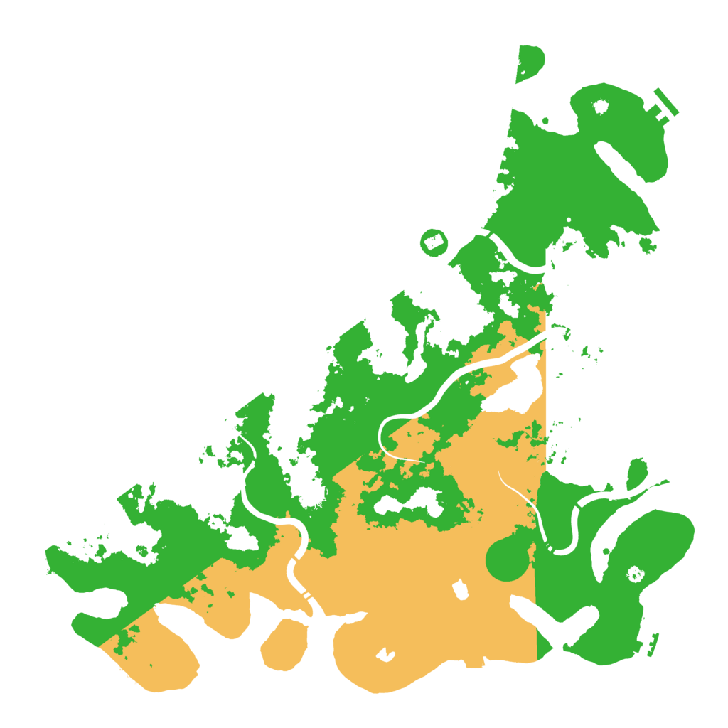 Biome Rust Map: Procedural Map, Size: 4500, Seed: 1471833004