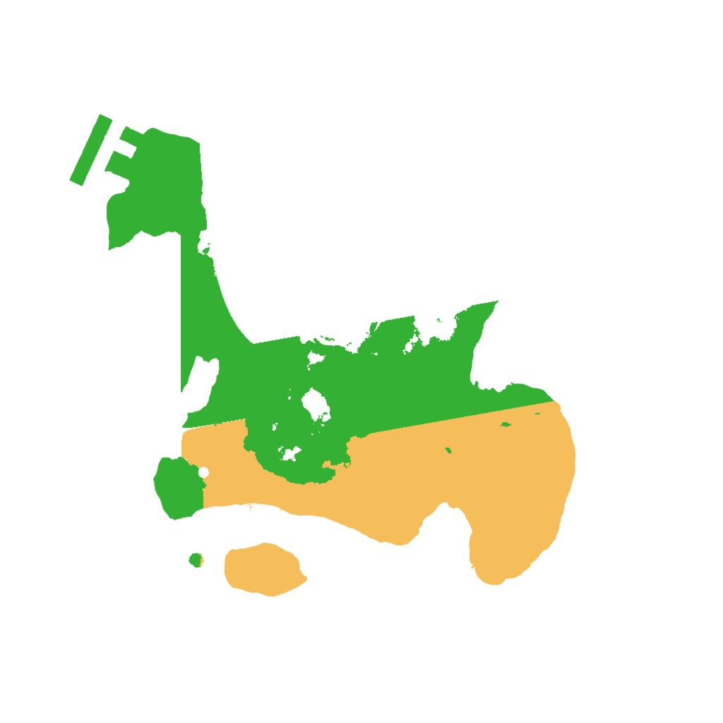 Biome Rust Map: Procedural Map, Size: 2000, Seed: 2045182363