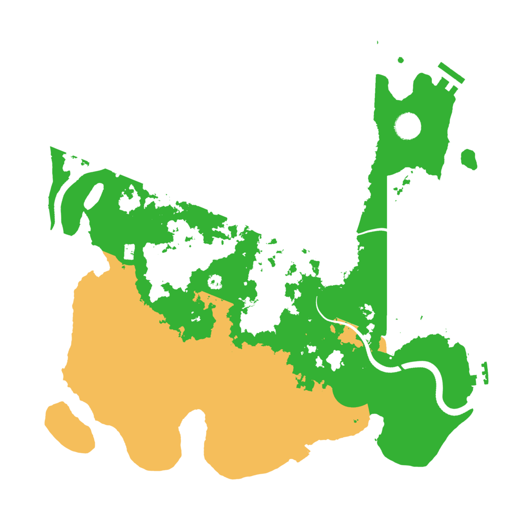 Biome Rust Map: Procedural Map, Size: 3500, Seed: 471329902