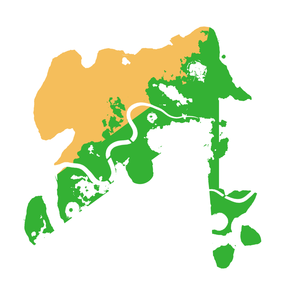 Biome Rust Map: Procedural Map, Size: 3000, Seed: 32730