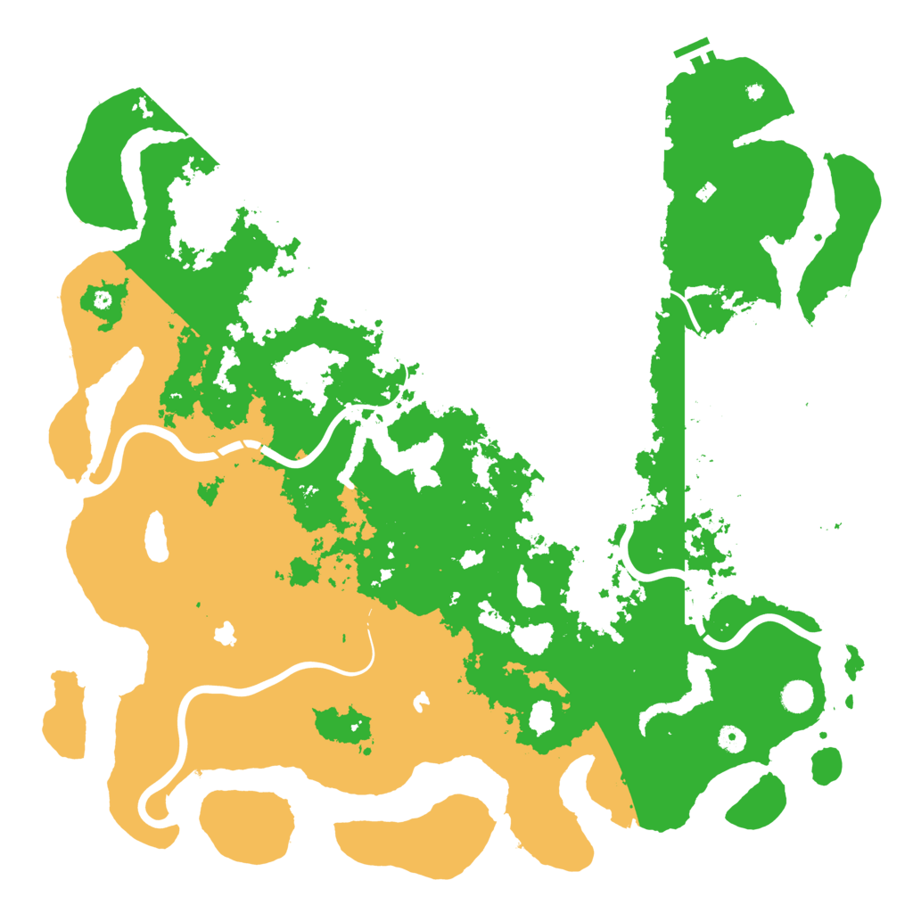Biome Rust Map: Procedural Map, Size: 5000, Seed: 2015460393