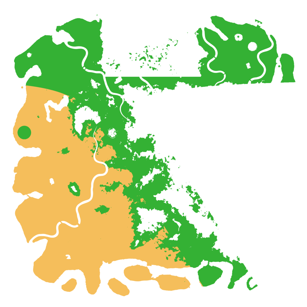 Biome Rust Map: Procedural Map, Size: 6000, Seed: 9269