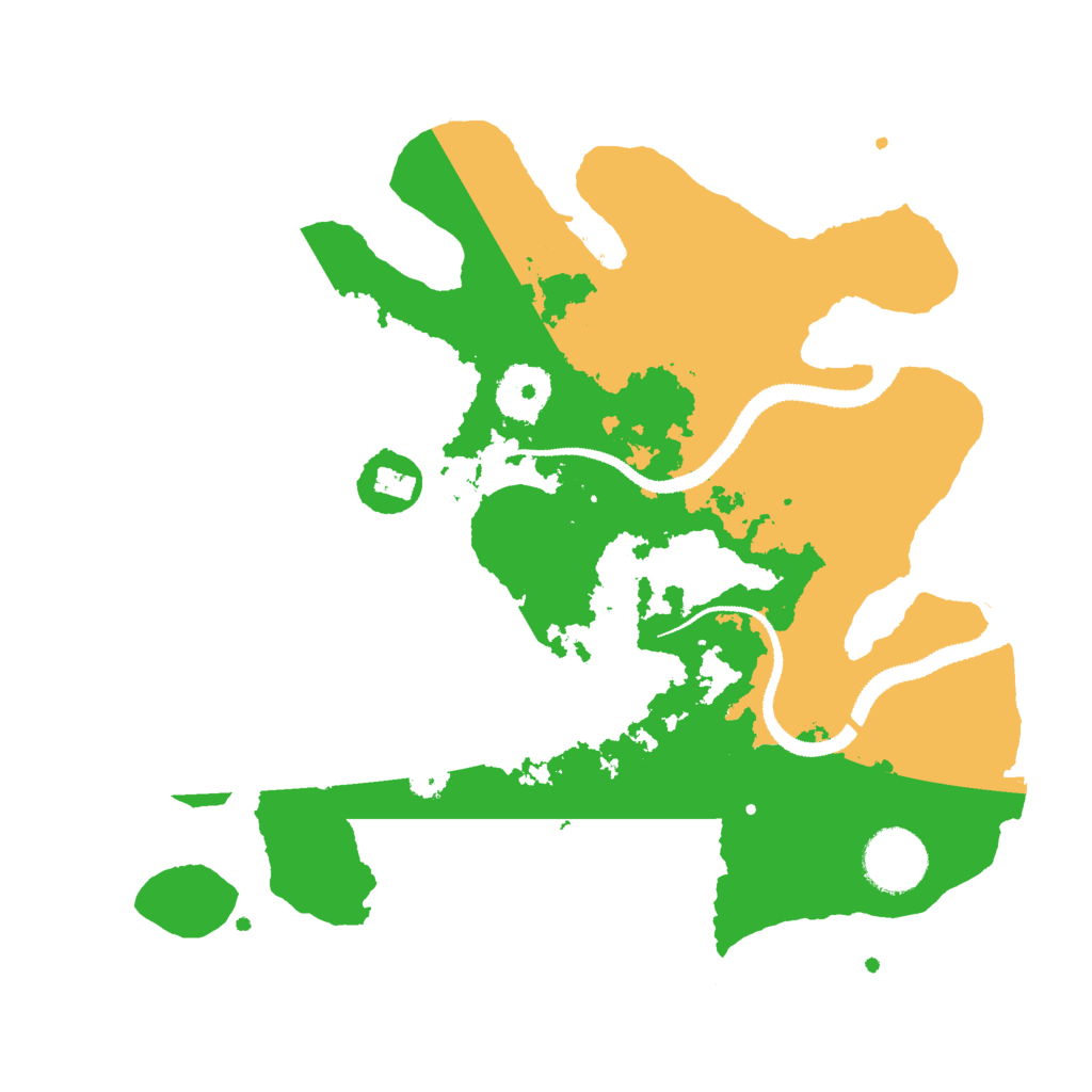 Biome Rust Map: Procedural Map, Size: 3000, Seed: 1318274230