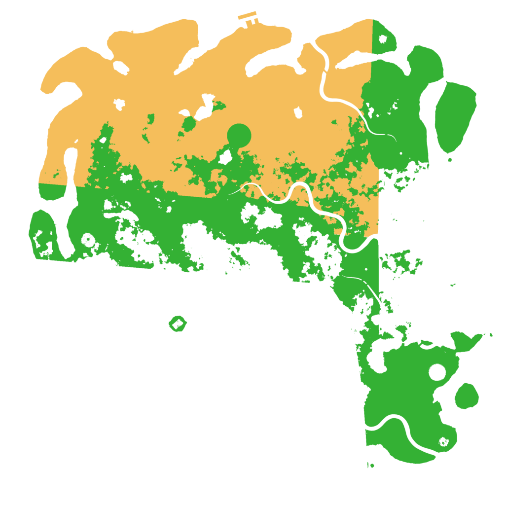 Biome Rust Map: Procedural Map, Size: 5500, Seed: 6219562