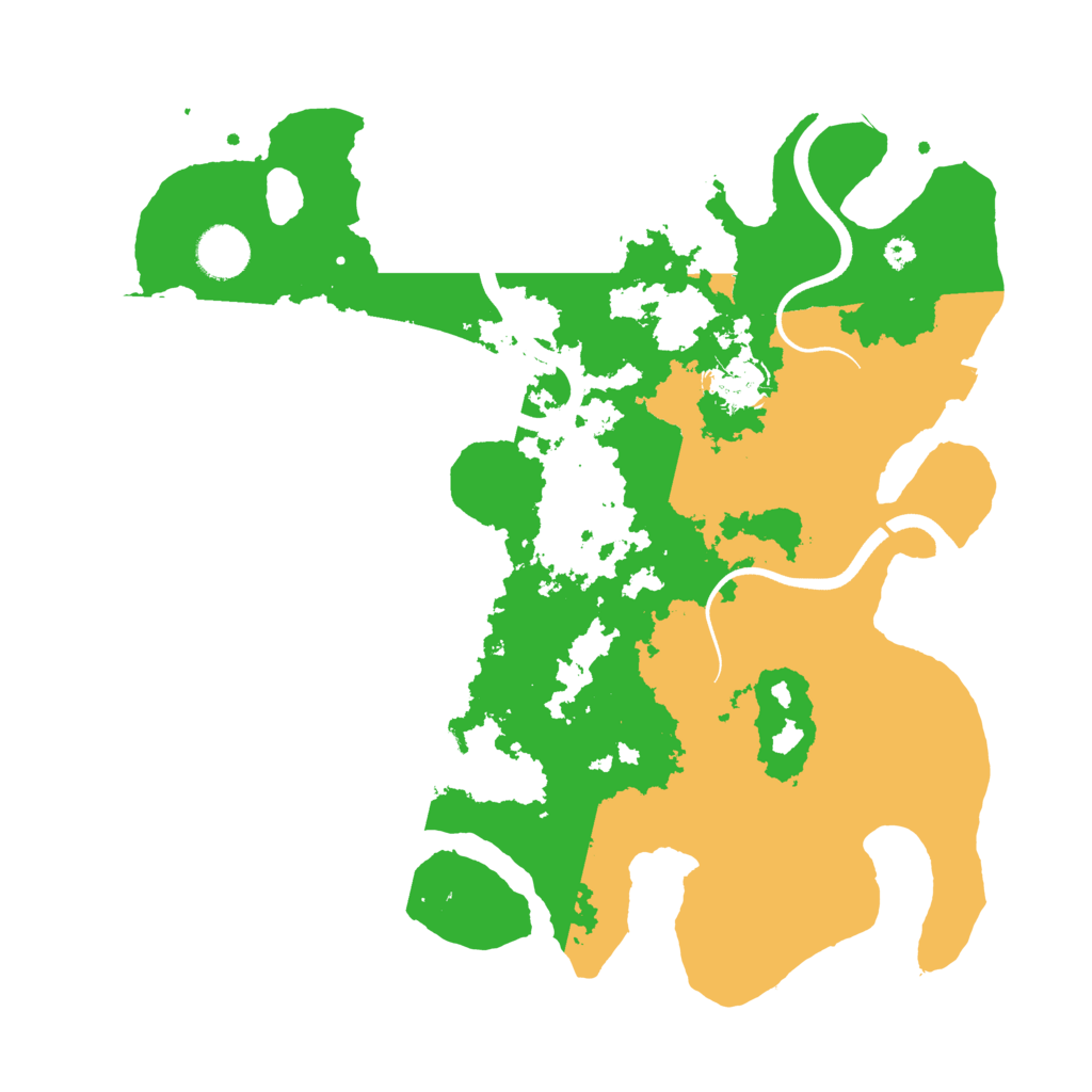 Biome Rust Map: Procedural Map, Size: 3600, Seed: 815330