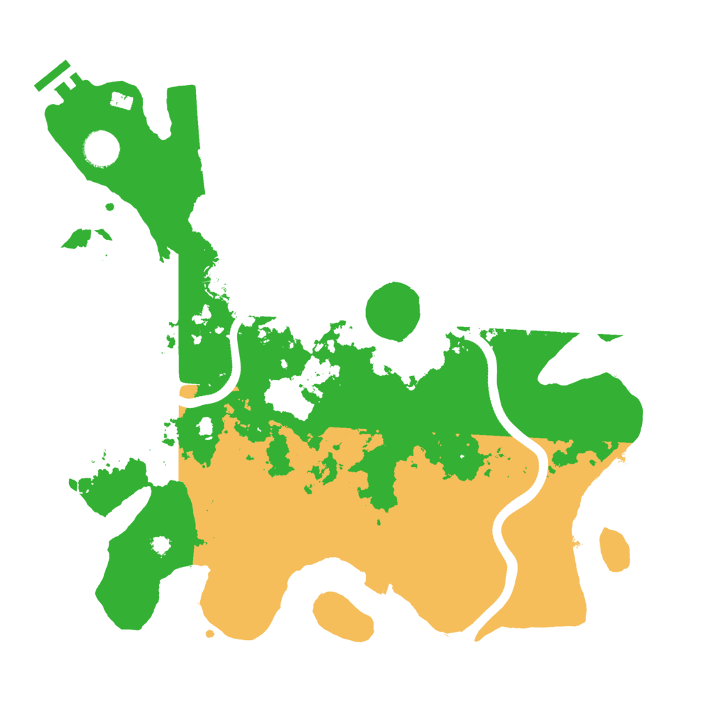 Biome Rust Map: Procedural Map, Size: 3500, Seed: 1499650094