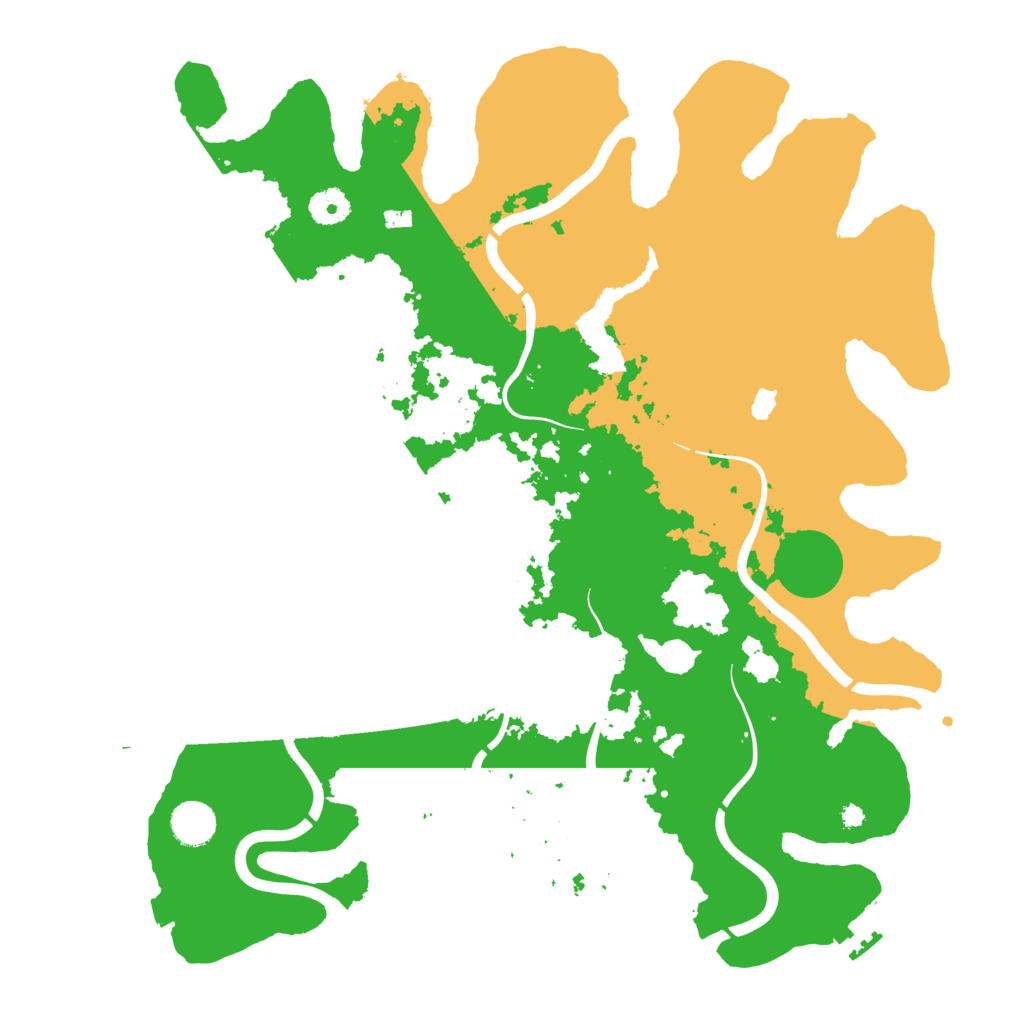 Biome Rust Map: Procedural Map, Size: 4000, Seed: 619059192