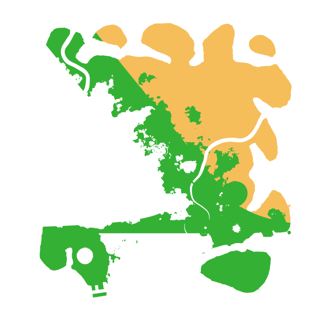 Biome Rust Map: Procedural Map, Size: 3500, Seed: 1817953940