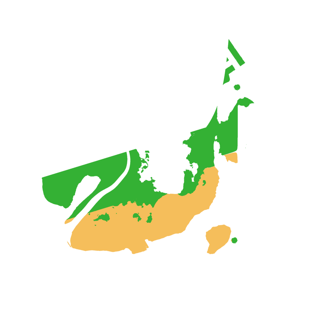 Biome Rust Map: Procedural Map, Size: 2100, Seed: 122477125