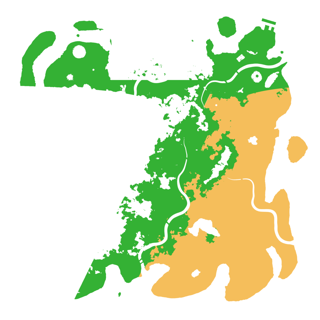 Biome Rust Map: Procedural Map, Size: 4500, Seed: 666970143