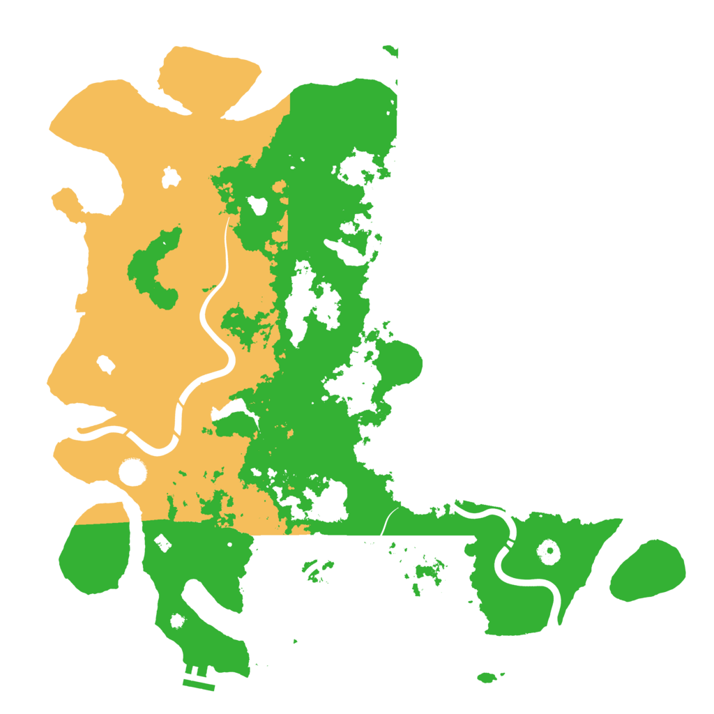 Biome Rust Map: Procedural Map, Size: 4500, Seed: 2028213535