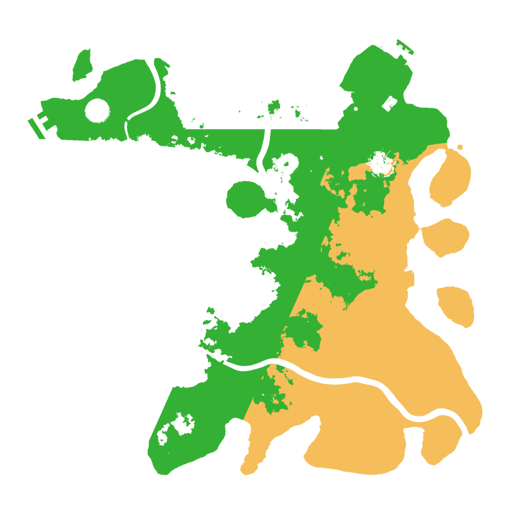Biome Rust Map: Procedural Map, Size: 3750, Seed: 571257