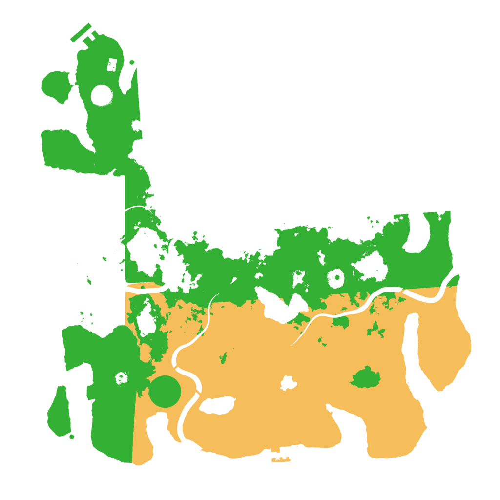 Biome Rust Map: Procedural Map, Size: 4100, Seed: 140825