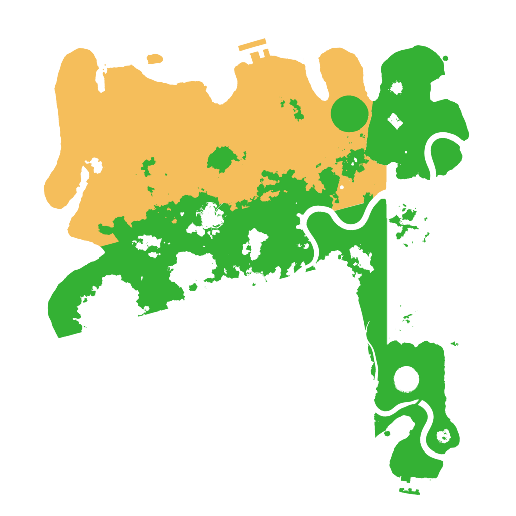 Biome Rust Map: Procedural Map, Size: 3750, Seed: 359599
