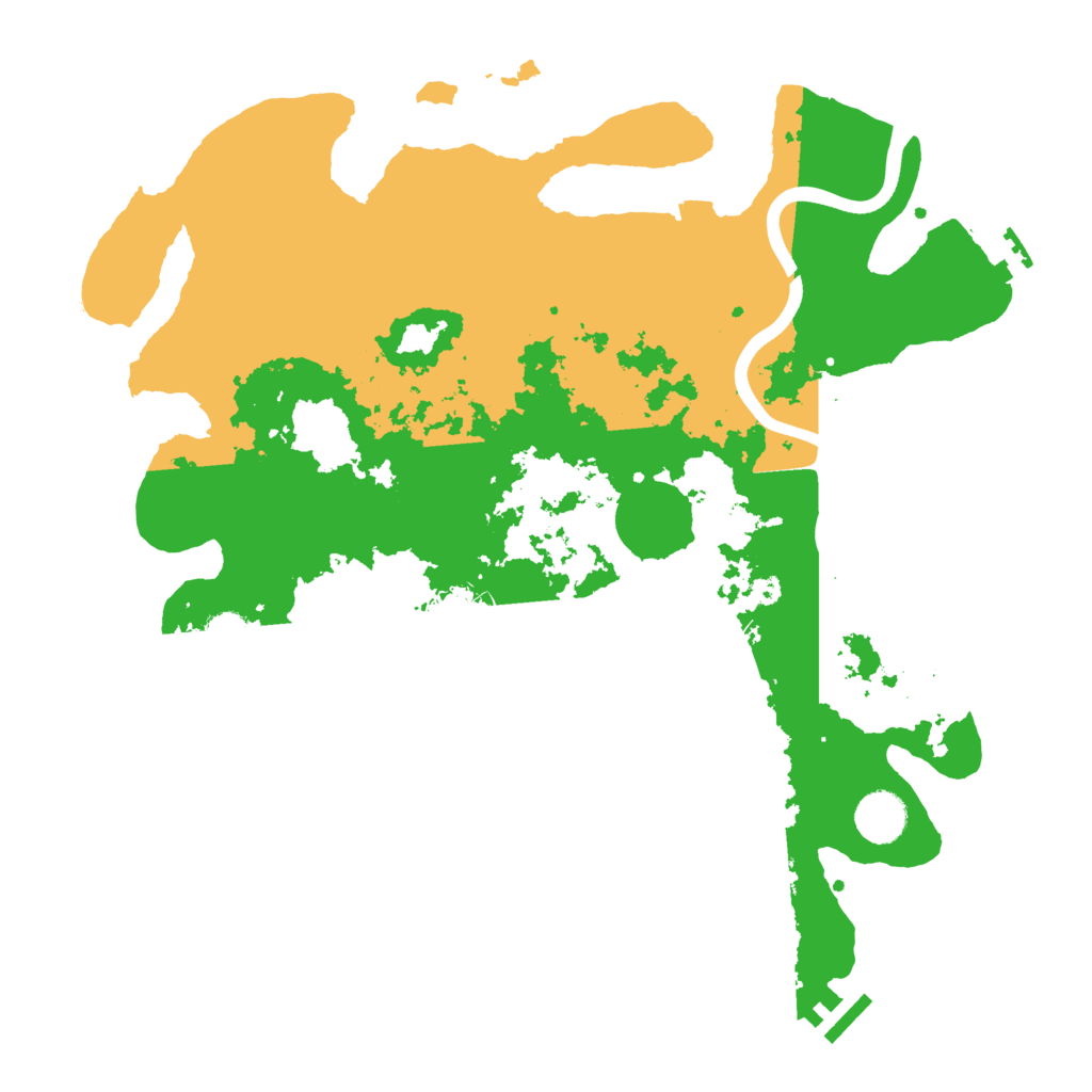 Biome Rust Map: Procedural Map, Size: 3750, Seed: 1551792085