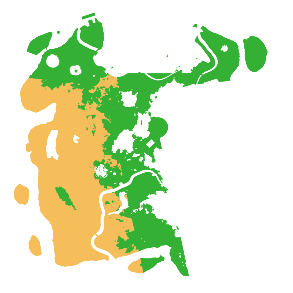 Biome Rust Map: Procedural Map, Size: 4000, Seed: 990360
