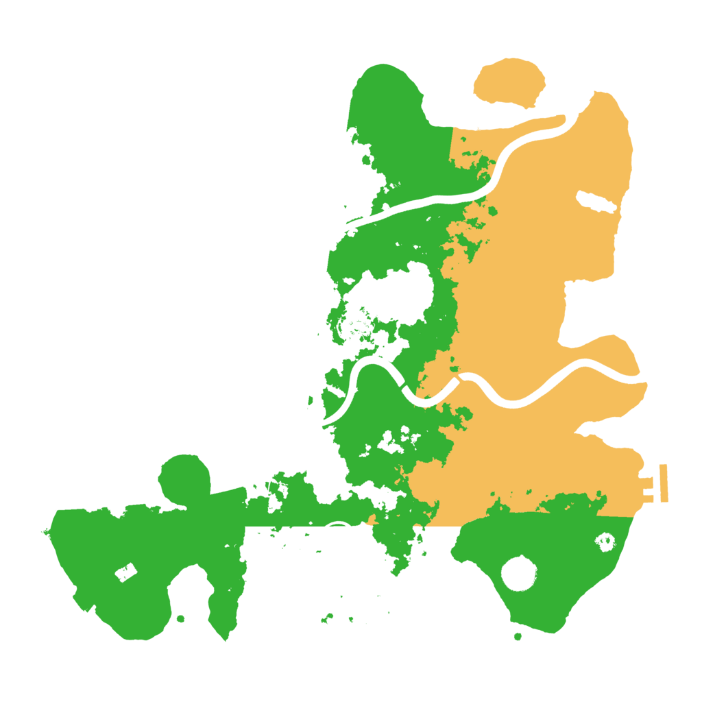 Biome Rust Map: Procedural Map, Size: 3750, Seed: 37879