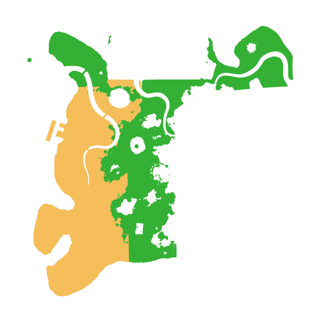 Biome Rust Map: Procedural Map, Size: 3000, Seed: 1735381340