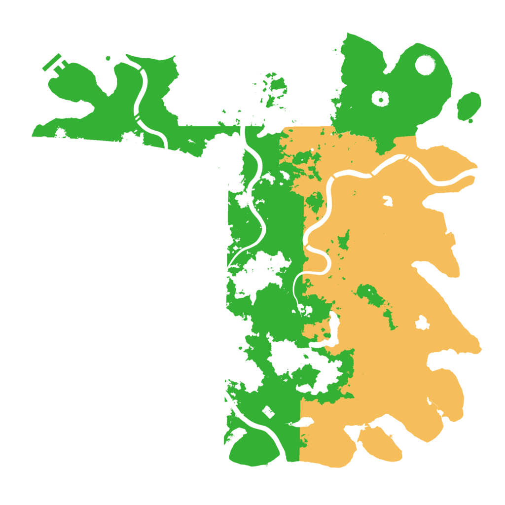 Biome Rust Map: Procedural Map, Size: 4500, Seed: 444808372