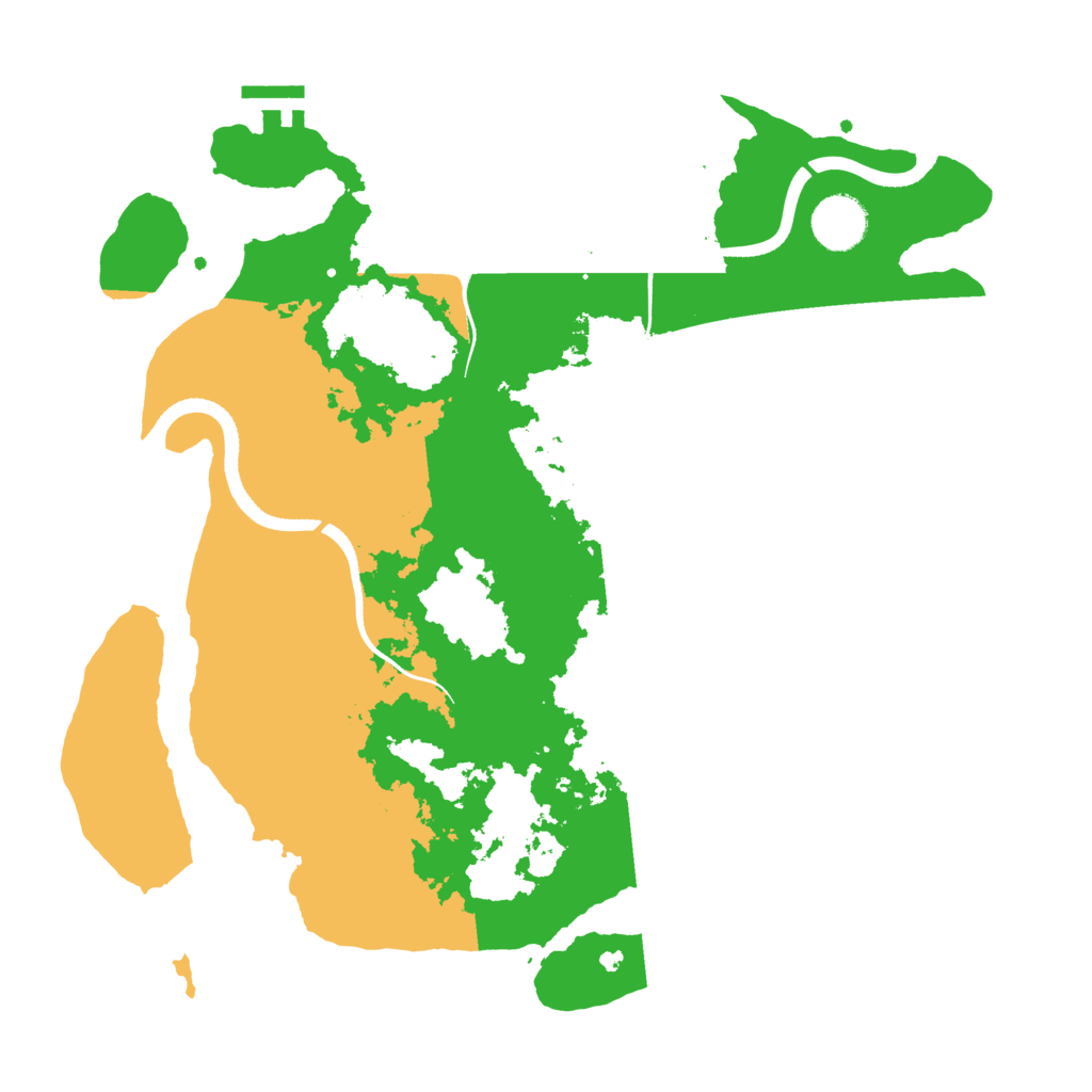 Biome Rust Map: Procedural Map, Size: 3500, Seed: 275703678