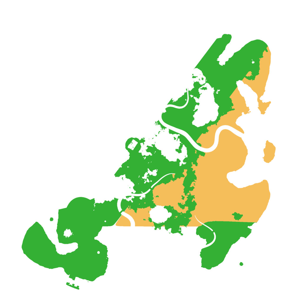Biome Rust Map: Procedural Map, Size: 3300, Seed: 167809736