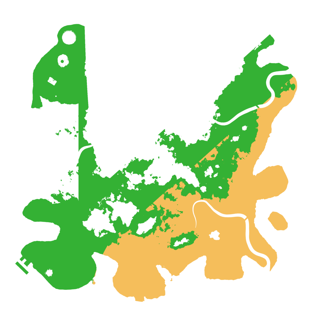 Biome Rust Map: Procedural Map, Size: 4000, Seed: 729384521