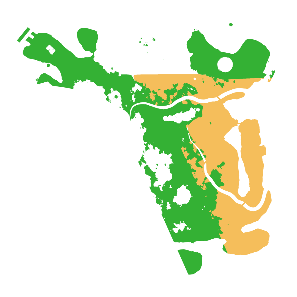 Biome Rust Map: Procedural Map, Size: 3500, Seed: 1762810458