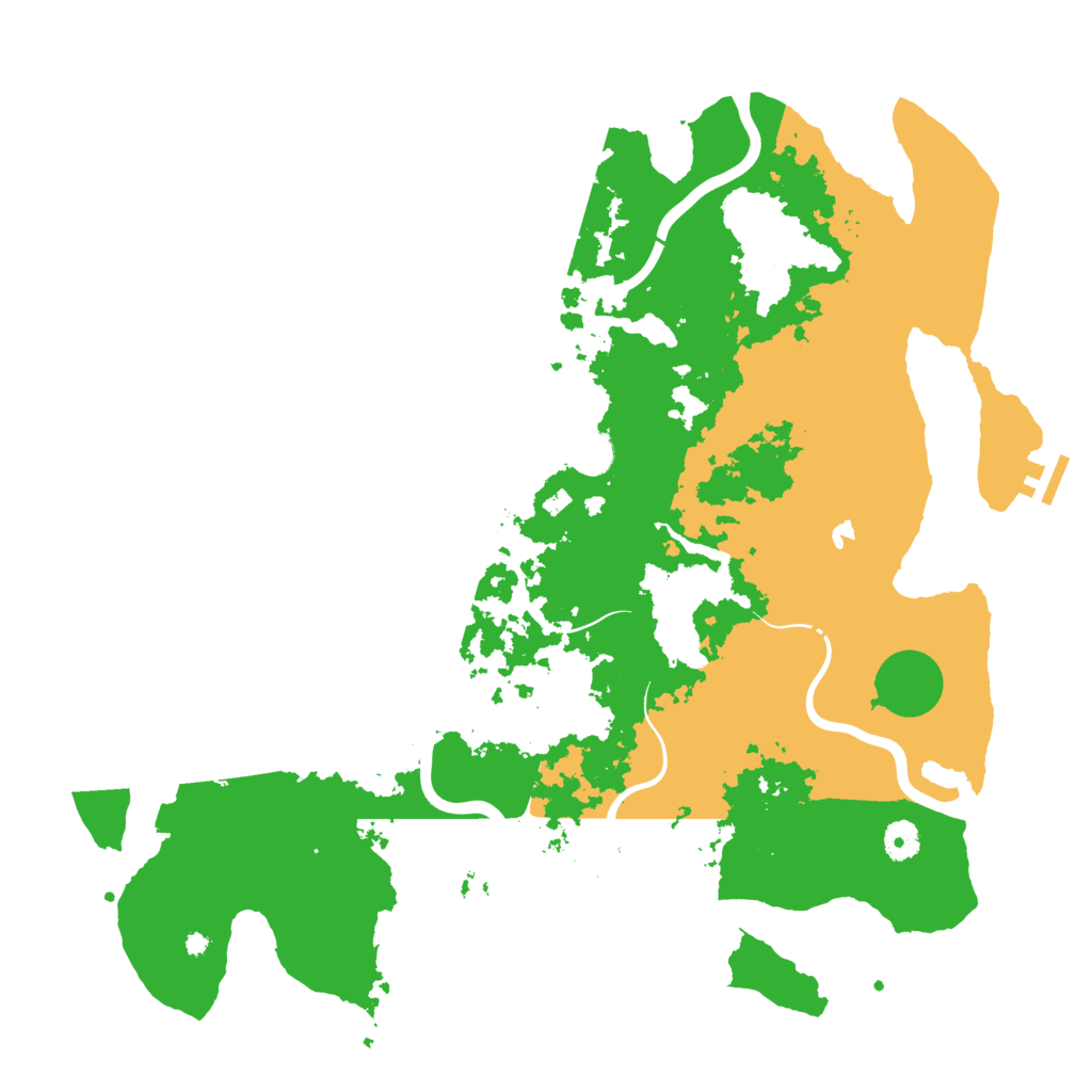 Biome Rust Map: Procedural Map, Size: 4300, Seed: 560320292