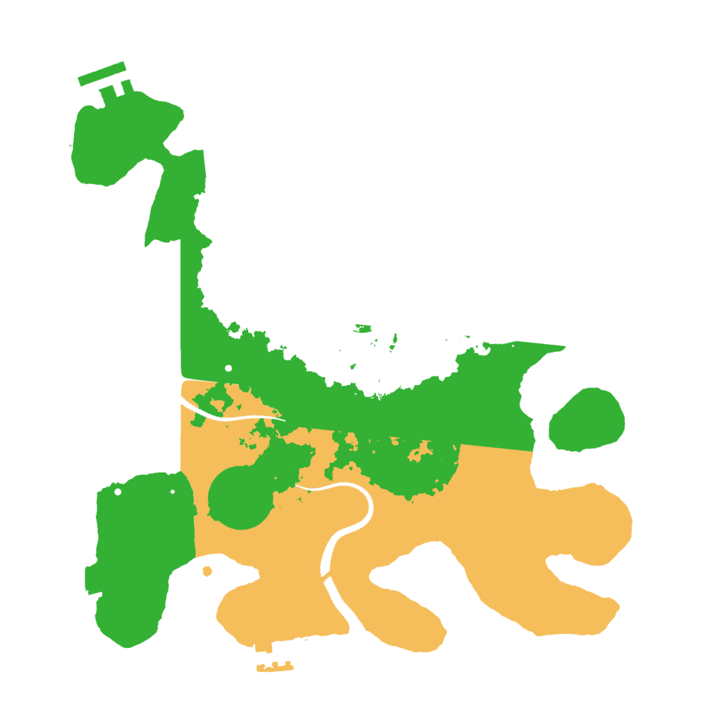 Biome Rust Map: Procedural Map, Size: 3000, Seed: 1062192305