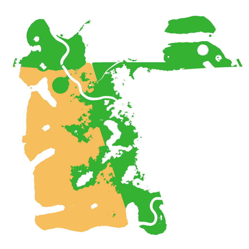 Biome Rust Map: Procedural Map, Size: 4000, Seed: 45664