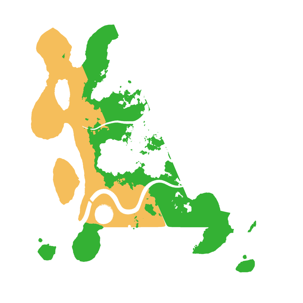 Biome Rust Map: Procedural Map, Size: 3000, Seed: 1131823401