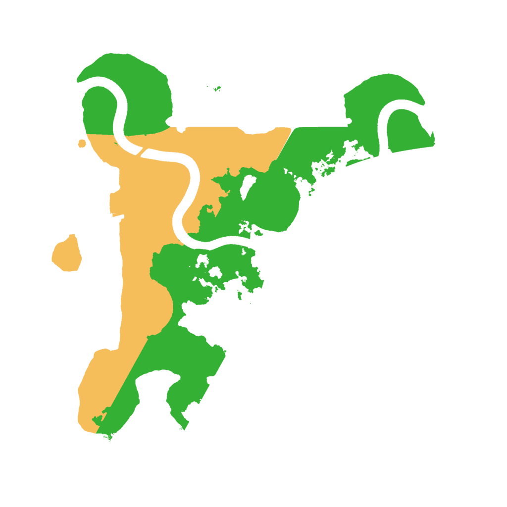 Biome Rust Map: Procedural Map, Size: 2500, Seed: 1838565031