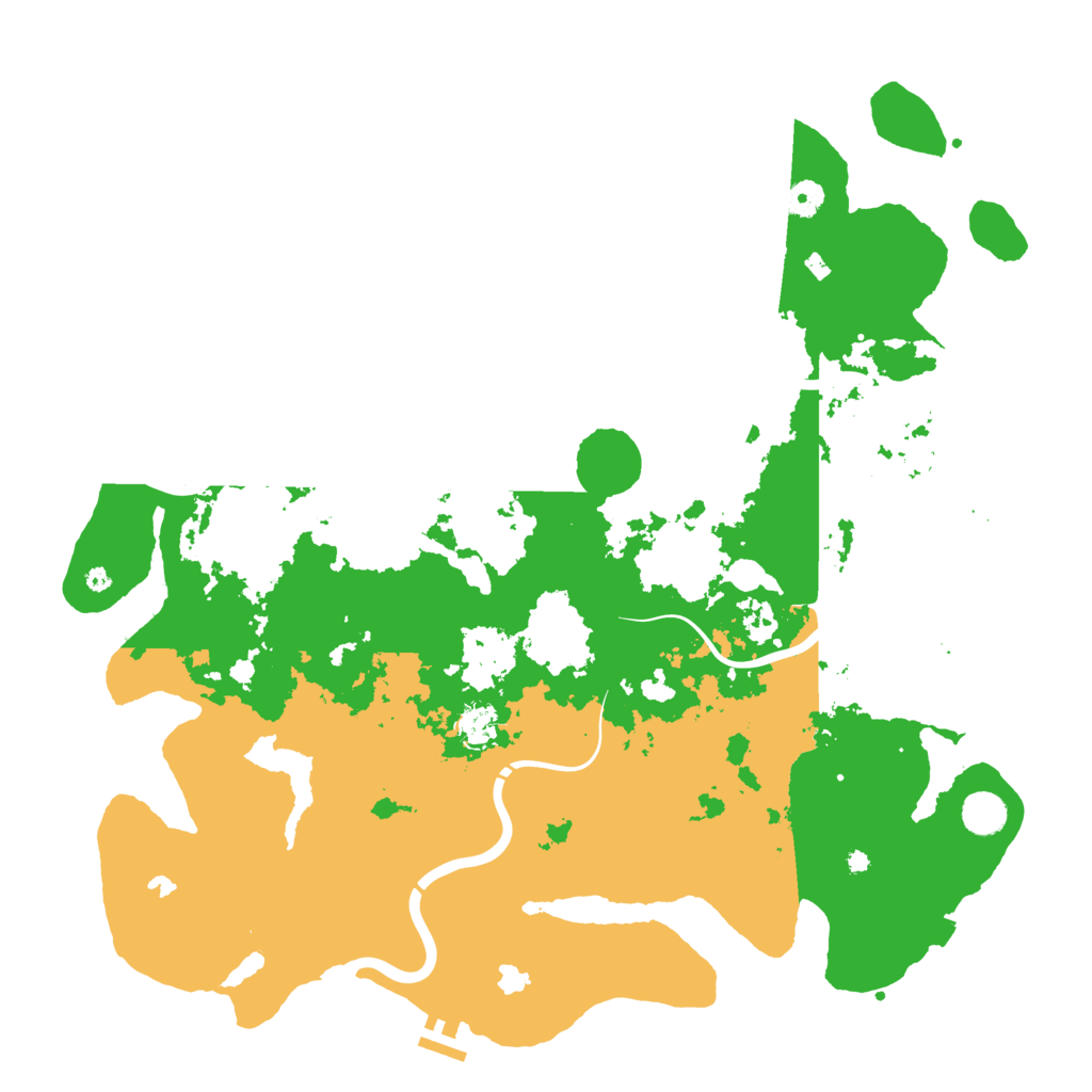 Biome Rust Map: Procedural Map, Size: 4500, Seed: 144394062