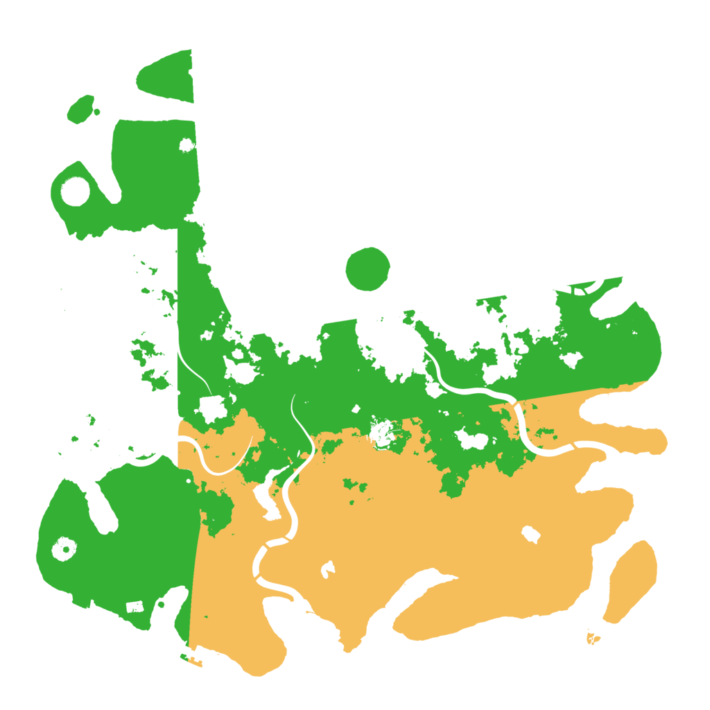 Biome Rust Map: Procedural Map, Size: 4500, Seed: 1099145
