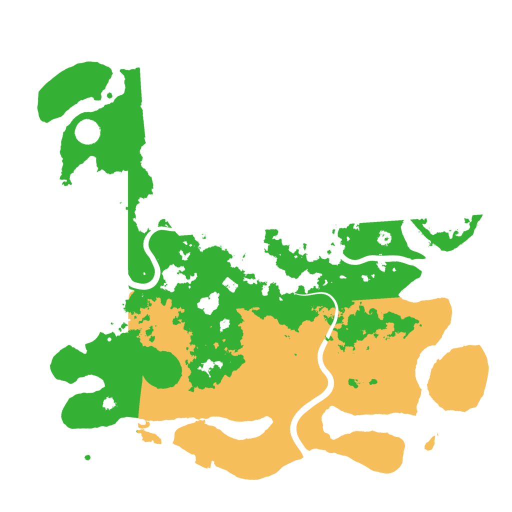 Biome Rust Map: Procedural Map, Size: 3700, Seed: 1961048806