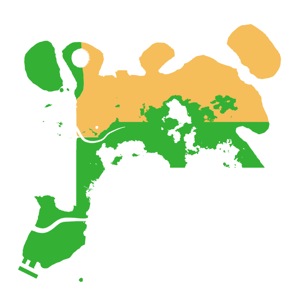 Biome Rust Map: Procedural Map, Size: 3000, Seed: 1226386407