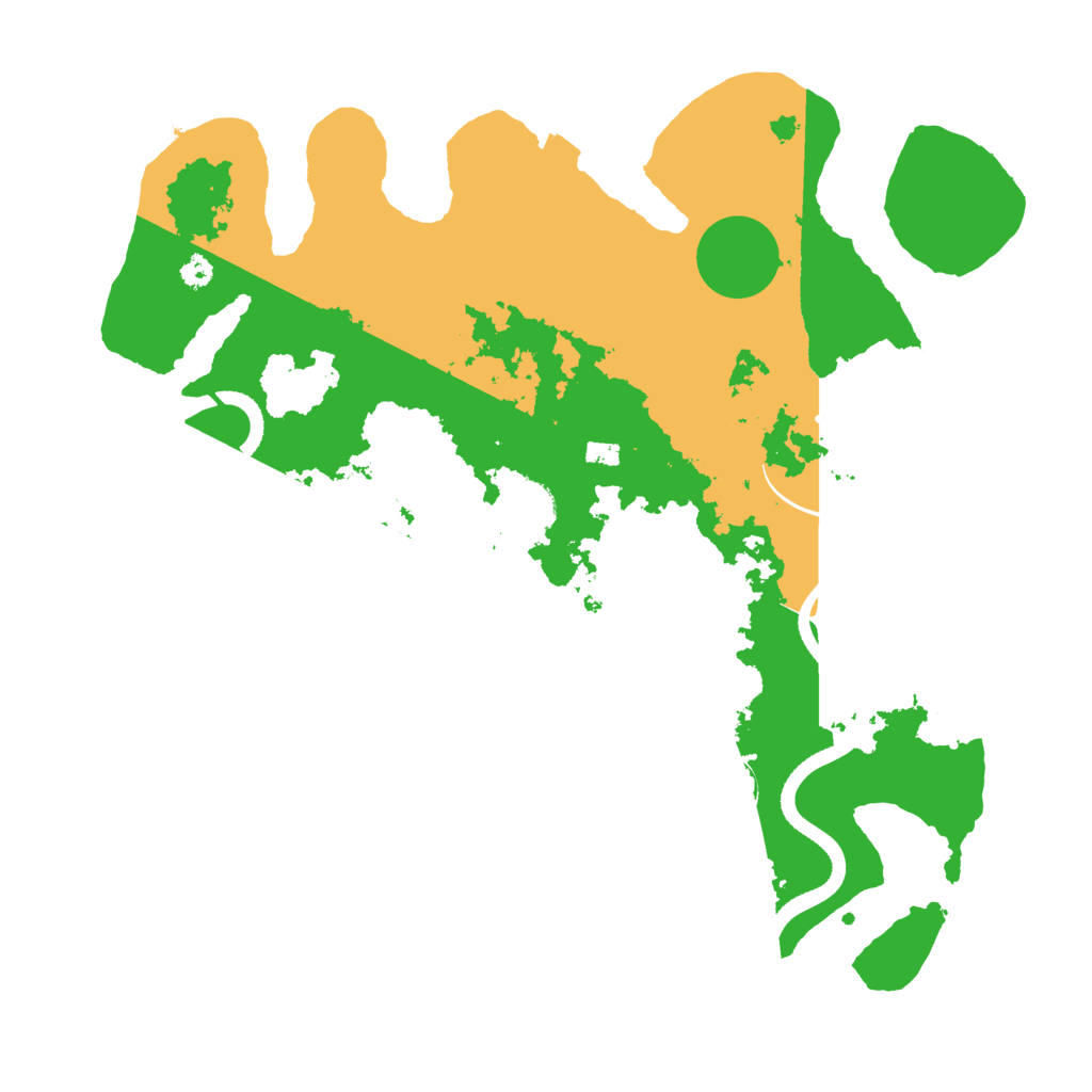 Biome Rust Map: Procedural Map, Size: 3500, Seed: 837671806