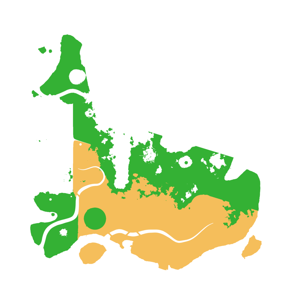 Biome Rust Map: Procedural Map, Size: 3503, Seed: 13825