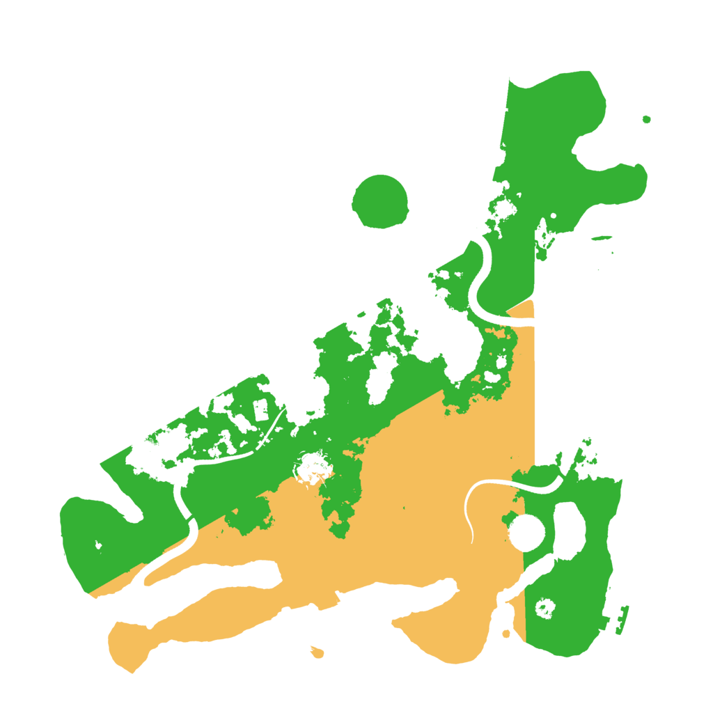 Biome Rust Map: Procedural Map, Size: 3600, Seed: 14041992