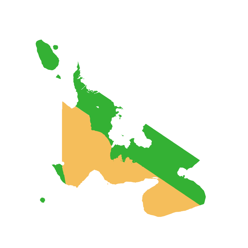 Biome Rust Map: Procedural Map, Size: 2000, Seed: 231462