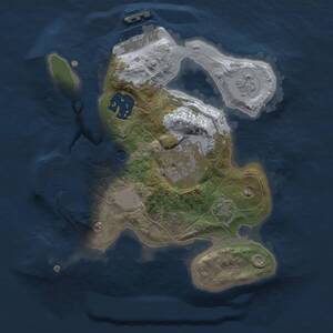 Thumbnail Rust Map: Procedural Map, Size: 2000, Seed: 231462, 8 Monuments