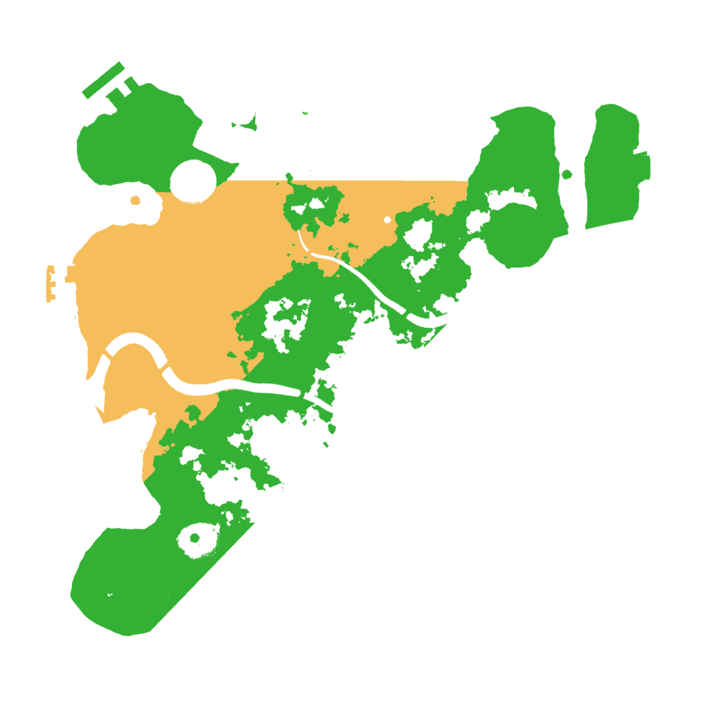 Biome Rust Map: Procedural Map, Size: 3000, Seed: 154291038
