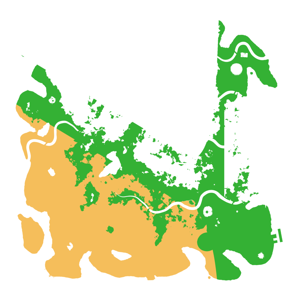 Biome Rust Map: Procedural Map, Size: 4500, Seed: 271128719
