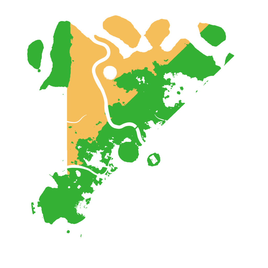 Biome Rust Map: Procedural Map, Size: 3500, Seed: 801998264