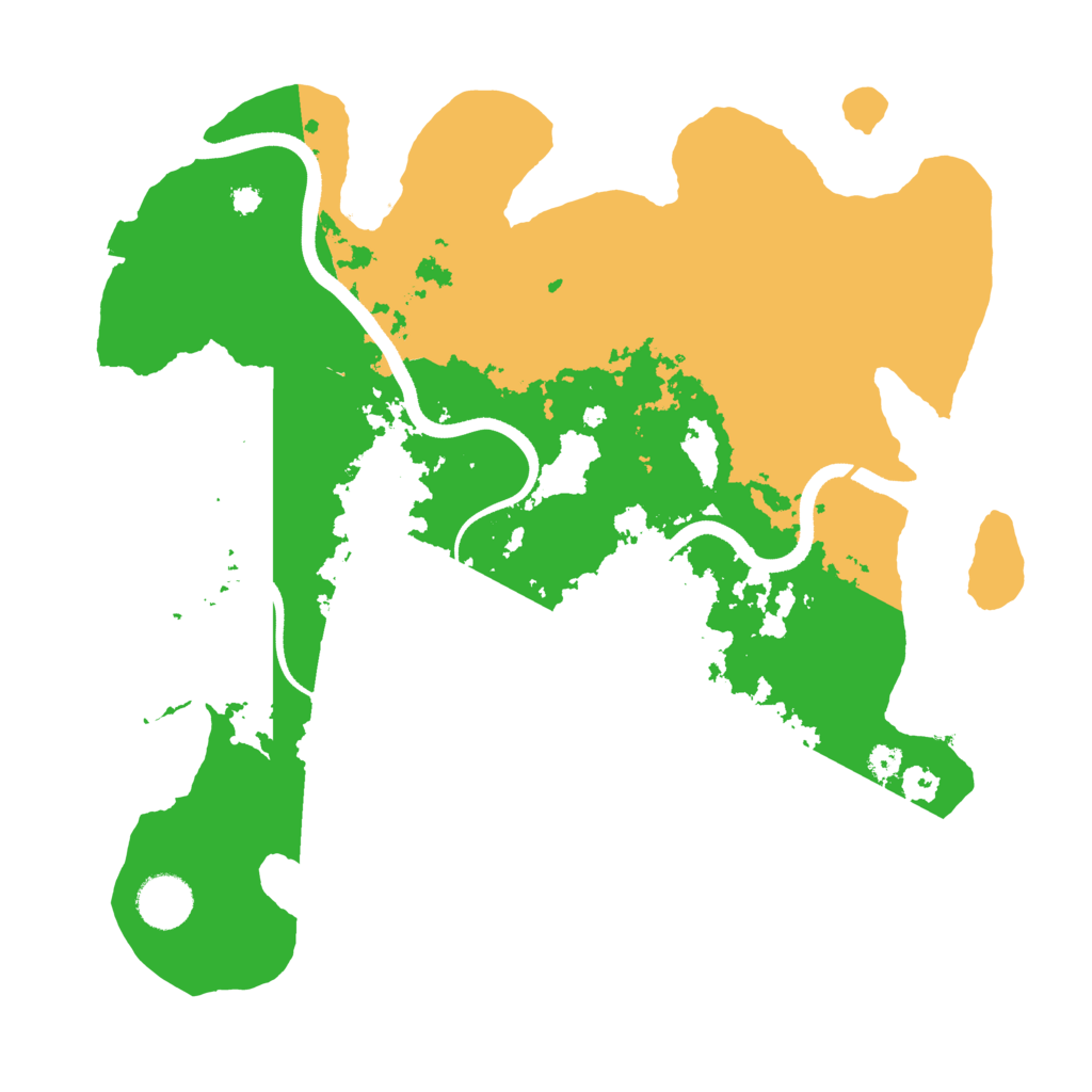 Biome Rust Map: Procedural Map, Size: 3500, Seed: 815509192