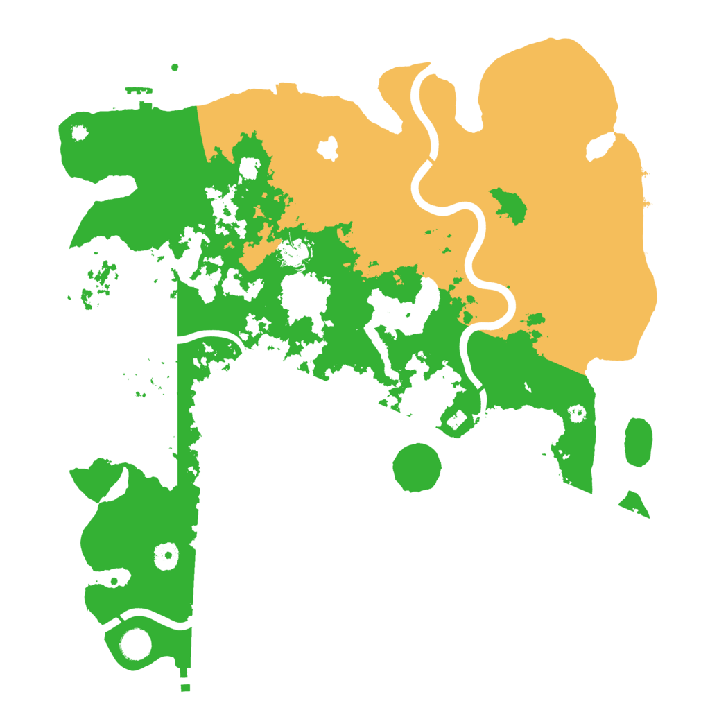 Biome Rust Map: Procedural Map, Size: 4000, Seed: 127051123