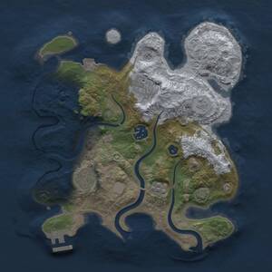 Thumbnail Rust Map: Procedural Map, Size: 2800, Seed: 1736836622, 9 Monuments